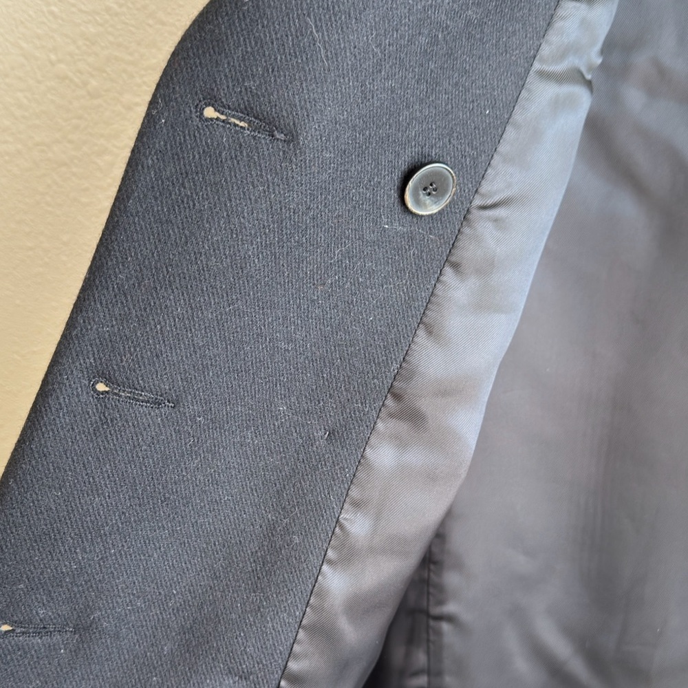 SANDRO Offy Double Breasted Long Coat - Picture 10 of 13